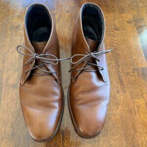Cole Haan Nike Air Brown Leather Chukka Boots Men’s 12M – Lace Up Ankle Boots